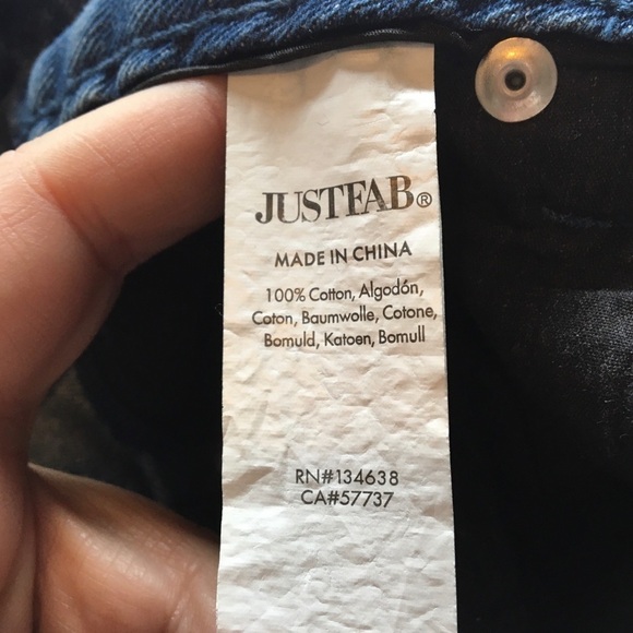 JustFab floral embroidered slim boyfriend size‎ 24 - Picture 8 of 8